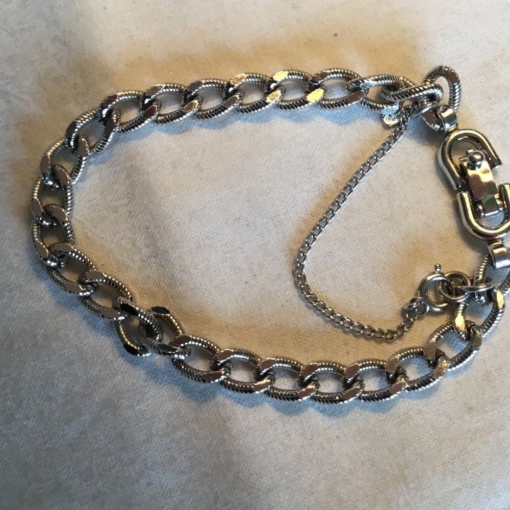 $12 ea or 3/$25. Shiny Silvertone Monet Bracelet